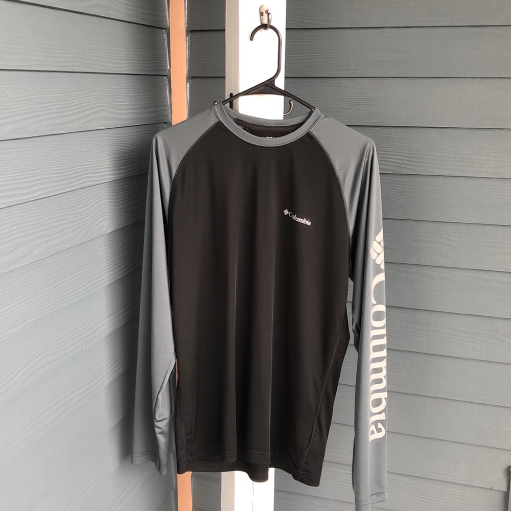 Columbia Long sleeve Black/Grey Fishing shirt